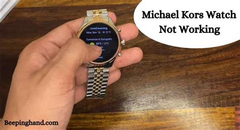 michael kors watch back fell off|My Michael Kors smartwatch has a broken screen. Can I relace .